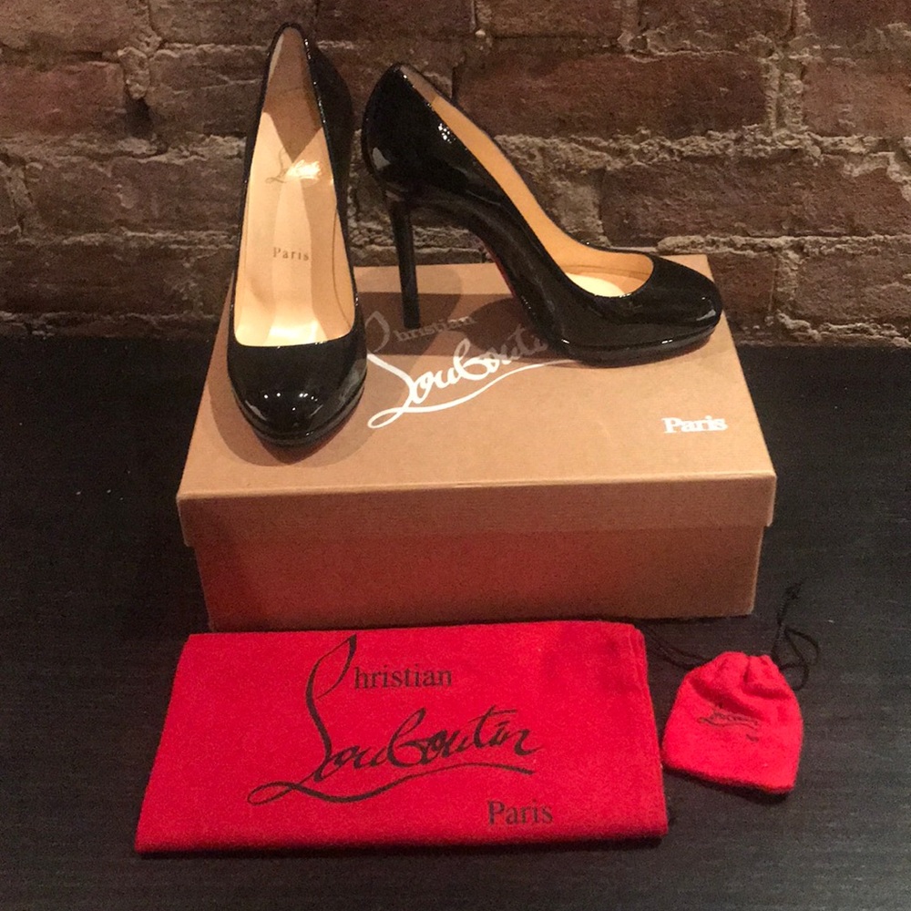 Christian Louboutin Neofilo 120 patent pumps